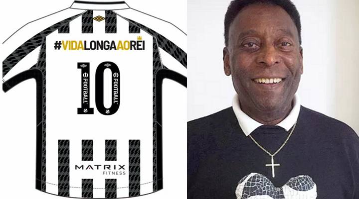 Santos Far Homenagem A Pel Em Camisa Usada Pelos Jogadores Na Final